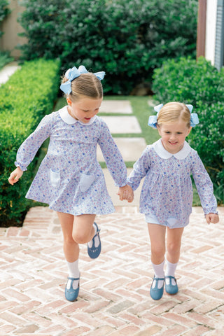 The Proper Peony Girls Dress - Iris Garden
