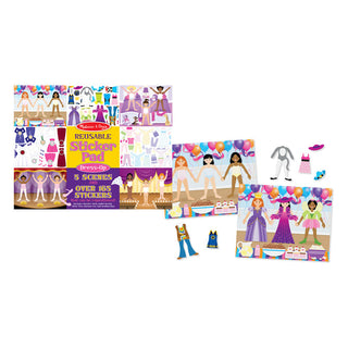 Melissa and Doug - Reusable Sticker Pad - Dress-Up