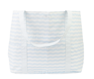 Apple of My Isla - The Summer Bag in Blue/Blue