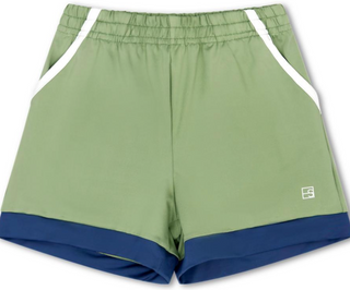 Graham Short- Pistachio Green, Baton Rouge Blue