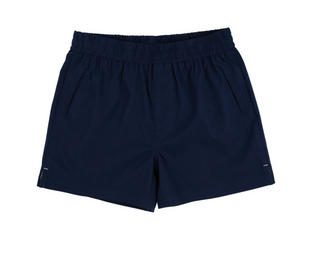 Prepletic™ Sheffield Shorts- Nantucket Navy with Saratoga Stone Stork