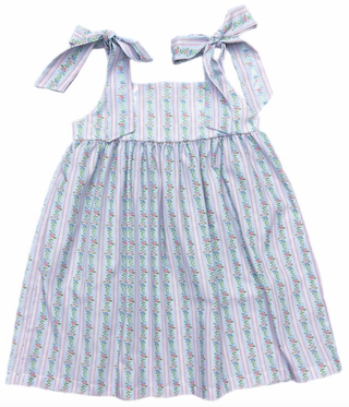 James & Lottie Thea Dress- Pink and Blue Floral