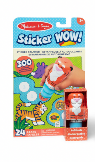 Sticker WOW!™ Tiger Bundle: Activity Pad & Sticker Stamper