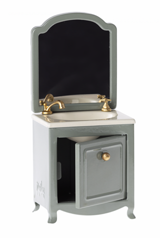 Sink Dresser W. Mirror, Mouse - DARK MINT