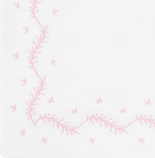 Embroidered Crib Sheet