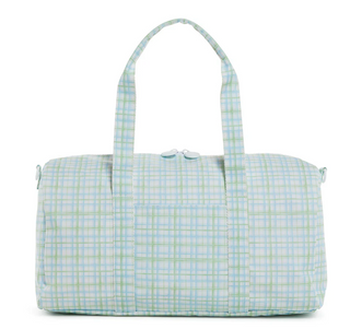 TRVL Weekender Duffle Bag - Classic Green Plaid