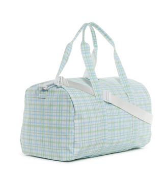 TRVL Weekender Duffle Bag - Classic Green Plaid