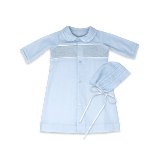 Lullaby Set Royal Daygown Set - Blessings Blue Batiste