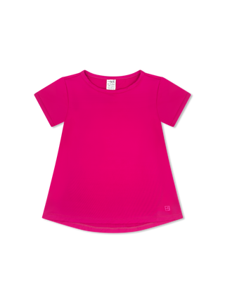 Set Fashions Bridget Basic Tee - Power Pink