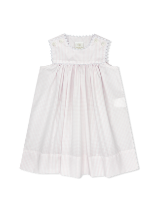Lullaby Set Charming Dress Classic Pink Windowpane