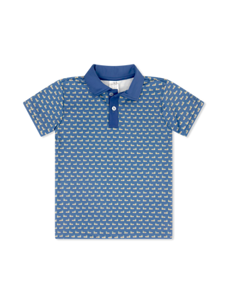 Set Athletics Parker Polo - Carolina Mallard