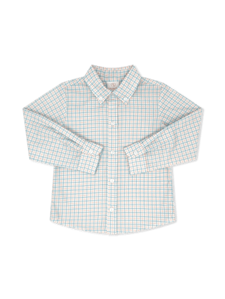 Lullaby Set Brees Button Down - Countryside Plaid