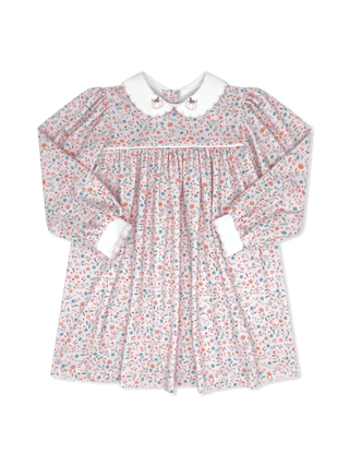Lullaby Set Memory Making Dress Long Sleeve - Pumpkin Grove Floral