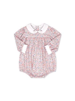 Lullaby Set Memory Making Bubble Long Sleeve - Pumpkin Grove Floral