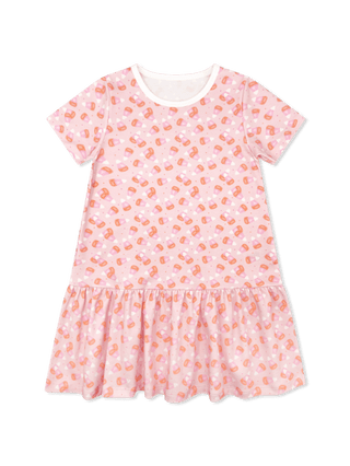 Lullaby Set Dani Dropwaist Dress - Candy Corn Kisses