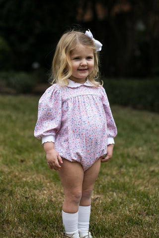 Lullaby Set Memory Making Bubble Long Sleeve - Pumpkin Grove Floral