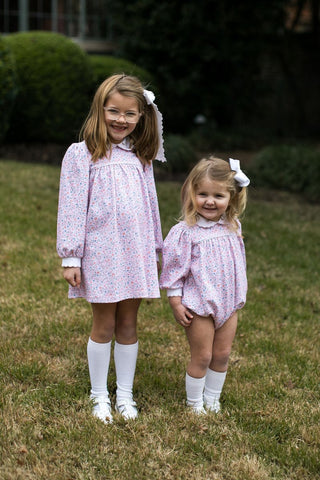 Lullaby Set Memory Making Bubble Long Sleeve - Pumpkin Grove Floral
