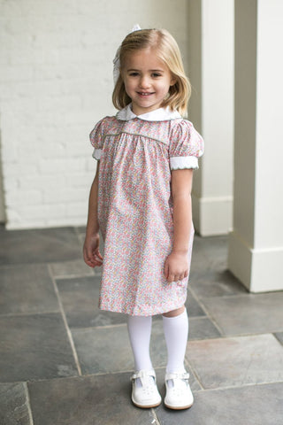 Lullaby Set Memory Making Scallop Dress - Autumn Garden