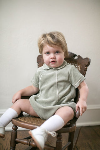 Little English Adam Bubble - Sweetgrass Corduroy