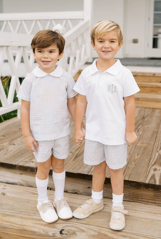Lullaby Set Sibley Short Set - Countryside Plaid