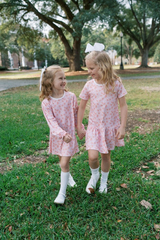 Lullaby Set Dani Dropwaist Dress - Candy Corn Kisses