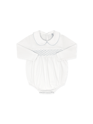 Lullaby Set Windsor Bubble Long Sleeve - Presley White Pima