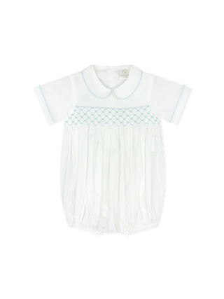 Lullaby Set Graham Bubble Blessings White Batiste with White Trim