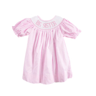 Shop Teeta Big Sister Dress in Pink Gingham