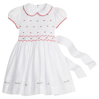 Little English-Smocked Claiborne Dress - Holly