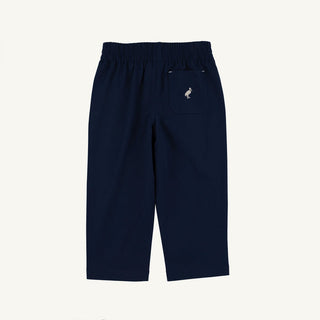 The Beaufort Bonnet Company Prepletic™ Sheffield Pants - Nantucket Navy with Keeneland Khaki Stork