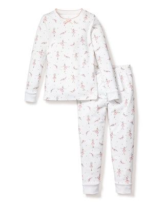 Petite Plume Kid's Pima Snug Fit Pajama Set - Sugar Plum Fairy