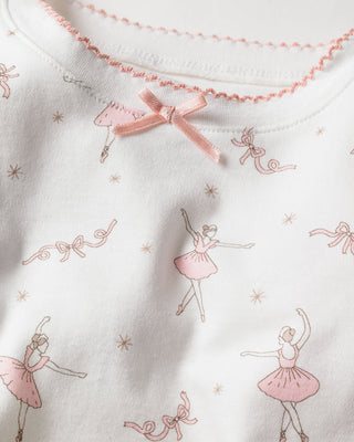 Petite Plume Kid's Pima Snug Fit Pajama Set - Sugar Plum Fairy