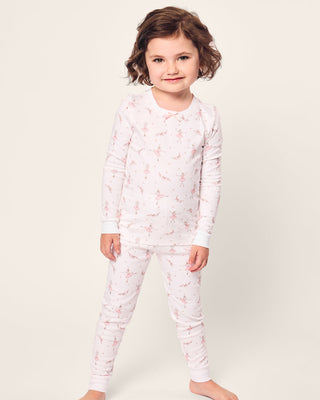 Petite Plume Kid's Pima Snug Fit Pajama Set - Sugar Plum Fairy