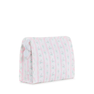 TRVL Roadie Medium Zip Pouch - Ribbon Floral Pink
