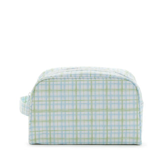 TRVL Stowaway Toiletry Bag - Classic Green Plaid