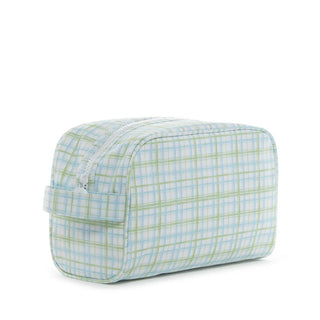 TRVL Stowaway Toiletry Bag - Classic Green Plaid