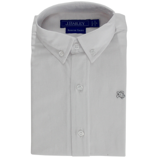 The Bailey Boys Roscoe Button Down - White Oxford