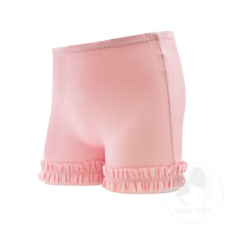 Ruffle WundershortsTM- light pink