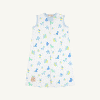 The Beaufort Bonnet Company Beddie Bye Sleep Sack Cuddle Up Cutie with Buckhead Blue