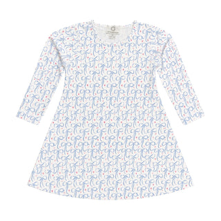 The Proper Peony LS A-Line Dress - Brielle Bow