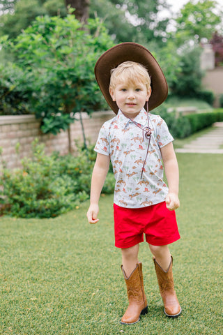 The Proper Peony Polon Shirt - Ranch Life
