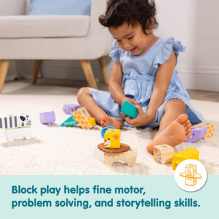 Melissa & Doug Blockables Safari Play Set