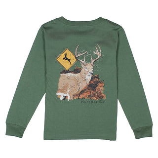 Properly Tied Deer Crossing LS- Fern Green