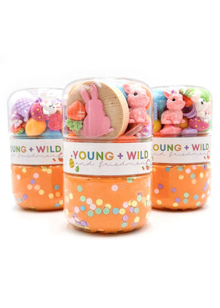 Young Wild and Friedman Easter Bunny Grab & Go Dough Jar
