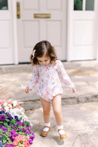 The Proper Peony English Garden Long Sleeve Girl Bubble