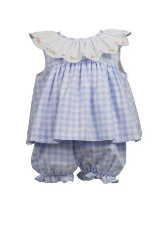 The Proper Peony Colby Check Bloomer Set