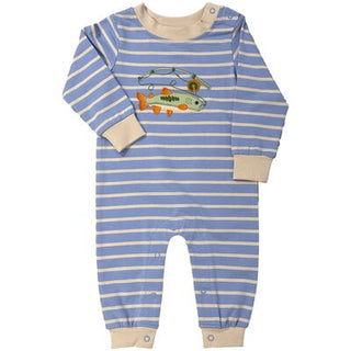 Trout Boy's Romper