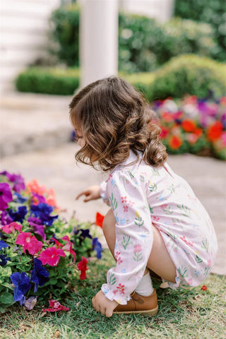 The Proper Peony English Garden Long Sleeve Girl Bubble