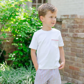 Lila and Hayes Hudson Boys' Short Set - Liberty Stripe