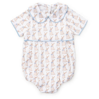 Lila & Hayes  Palmer Boys' Bubble - Easter Bunnies Blue